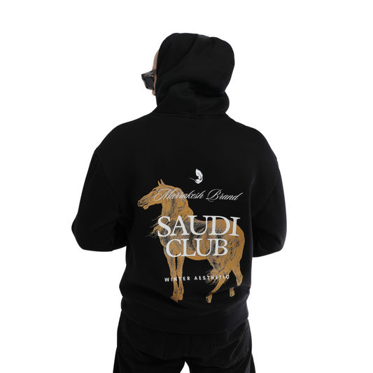 hoodie Horse Black | Marrakesh Brand