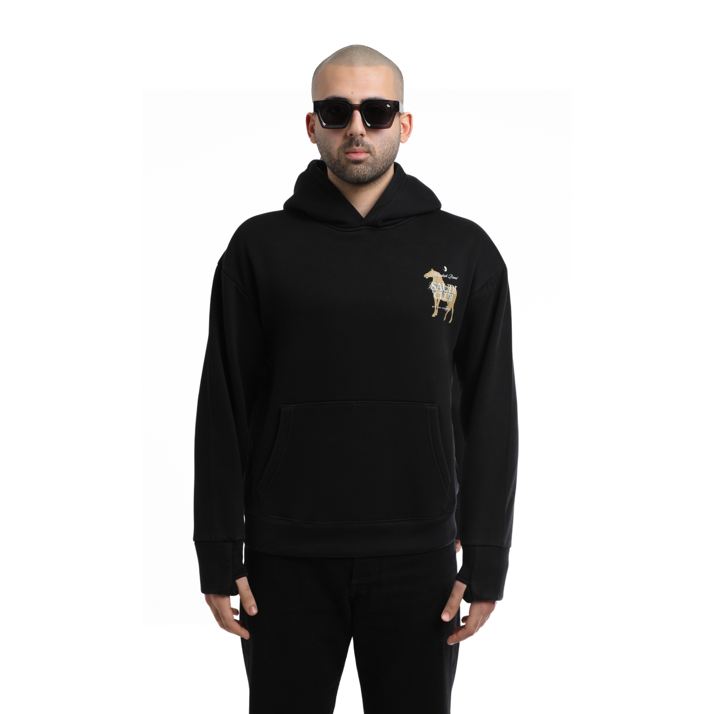 hoodie Horse Black | Marrakesh Brand