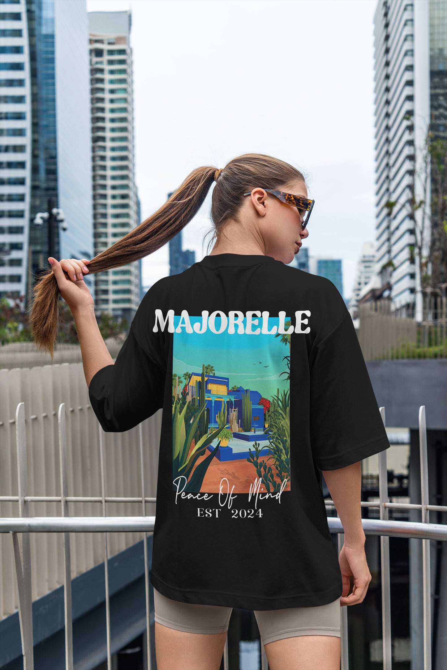 Majorelle Oversized T-shirt - Marrakesh Brand™️