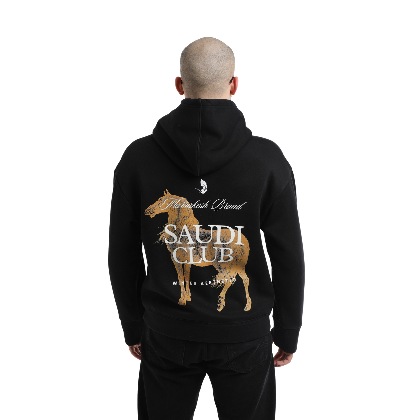 hoodie Horse Black | Marrakesh Brand