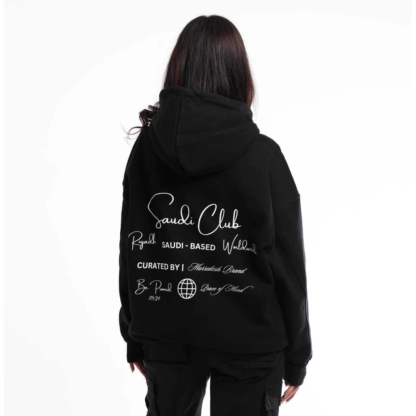 Saudi Club hoodie Black | Marrakesh Brand