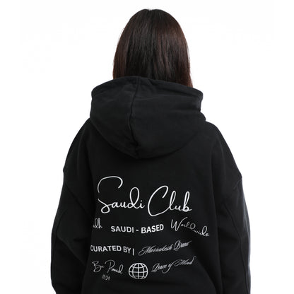 Saudi Club hoodie Black | Marrakesh Brand