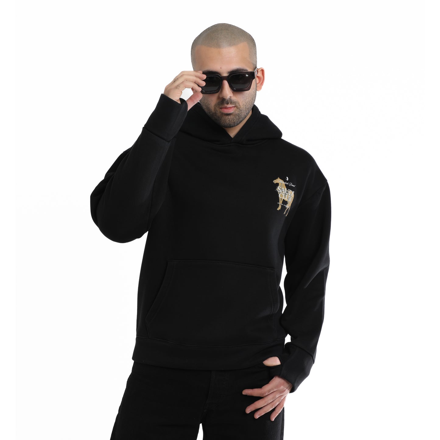 hoodie Horse Black | Marrakesh Brand