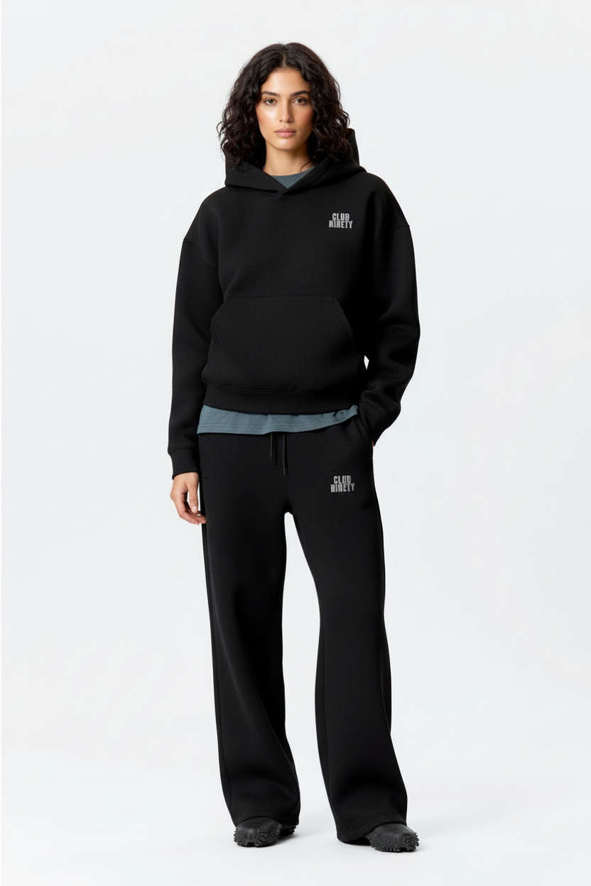 Hoodie BLACK - Club Ninety
