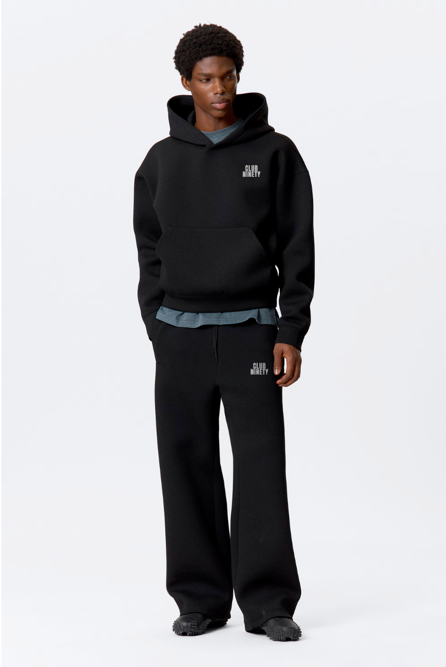 Hoodie BLACK - Club Ninety