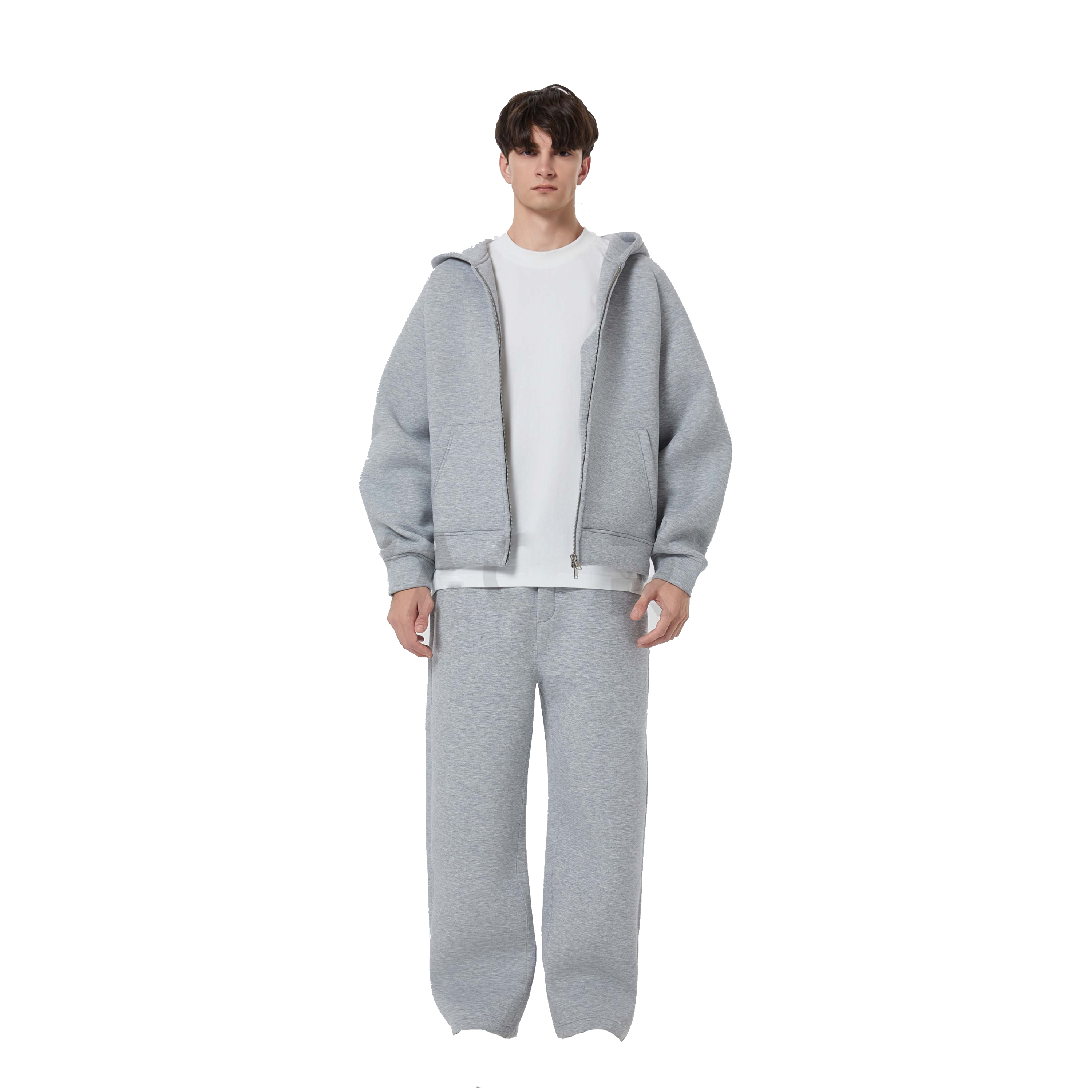 TRACKSUIT ZIPPER GRAY V1