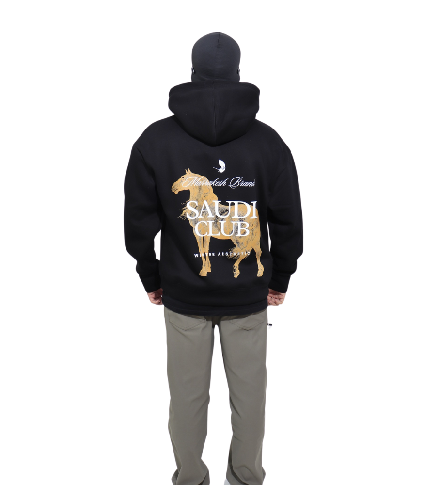 hoodie Horse Black | Marrakesh Brand