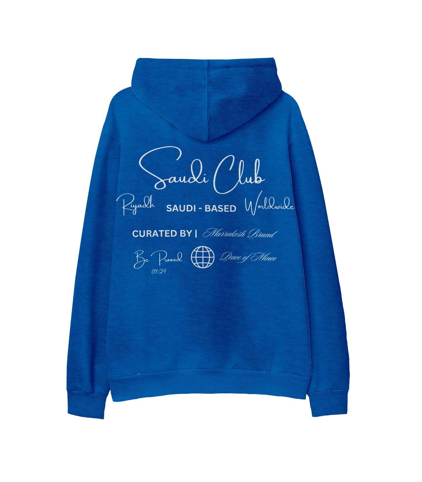 Saudi Club hoodie Blue | Marrakesh Brand