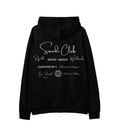 Saudi Club hoodie Black | Marrakesh Brand